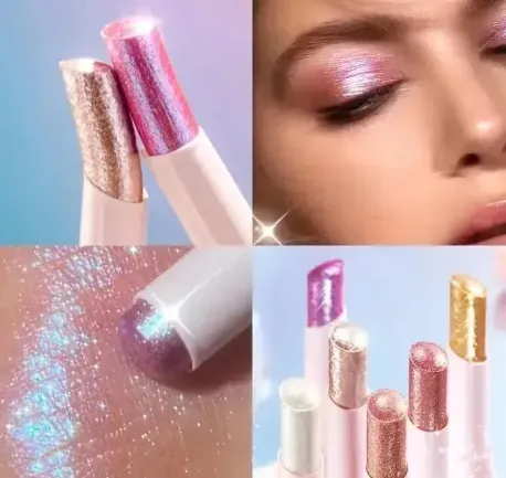 Multipurpose Glitter Highlighter Stick for Eyes & Lips