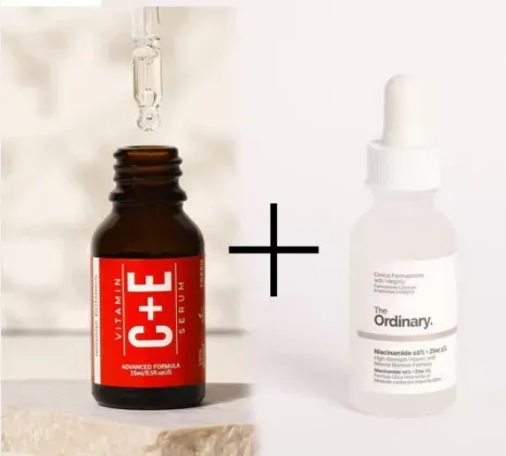 Vitamin C + Niacinamide Serum Duo for Brighter Skin