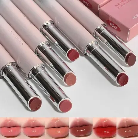 High Pigment Lipstick Set 2 Pcs Red Pink Shades